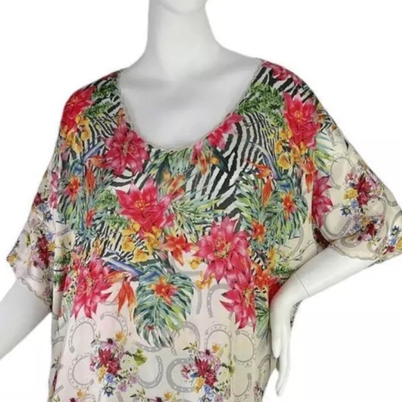 Johnny Was silk SEABISCUIT SHILOH TOP NWT RARE - Picture 9 of 16